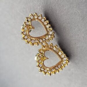 Crystal Heart Earrings